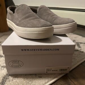 Steve Madden Taupe Suede Men's Loafers